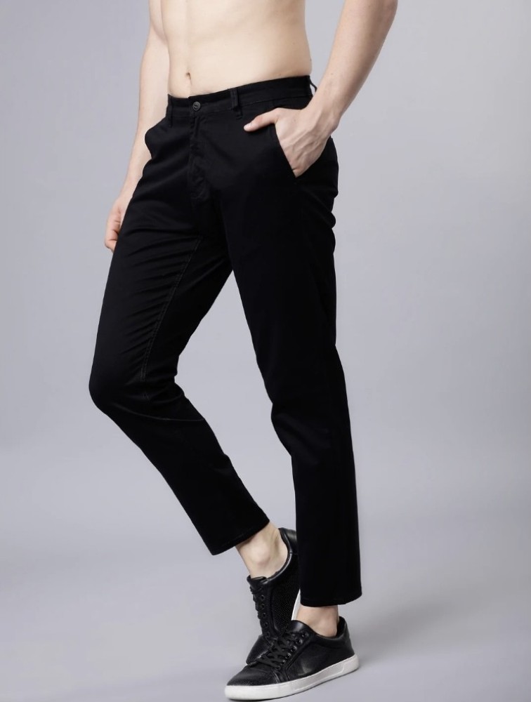 Buy Ben Martin MenS Regular Fit Black Cotton Trouser Online at Best Prices  in India  JioMart