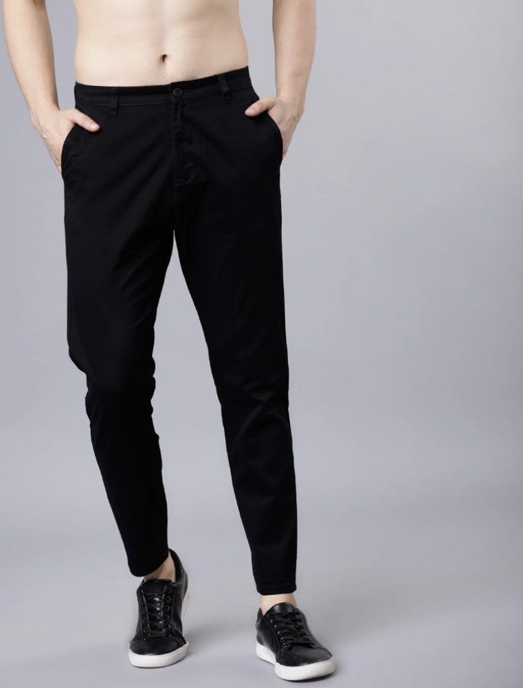 MANCREW Regular Fit Men Black Trousers  Buy MANCREW Regular Fit Men Black  Trousers Online at Best Prices in India  Flipkartcom