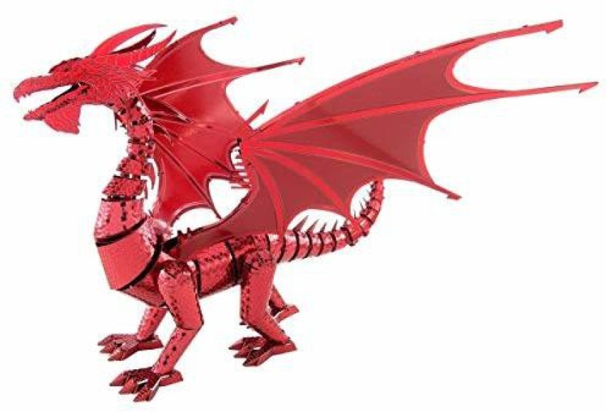 Fascinations Metal Earth ICONX Red Dragon 3D Metal Model Kit - Metal Earth  ICONX Red Dragon 3D Metal Model Kit . Buy Figure Kits toys in India. shop  for Fascinations products in