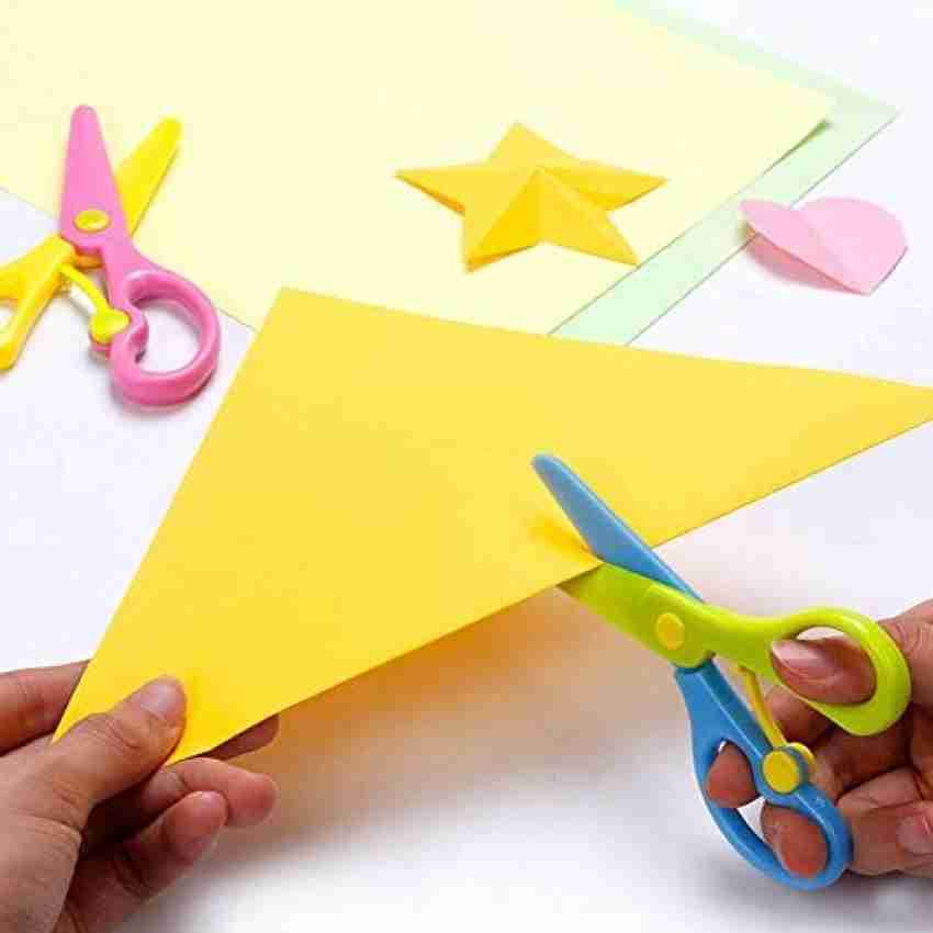 Toddler Scissors Safety Plastic for Kids Art Craft Colorful