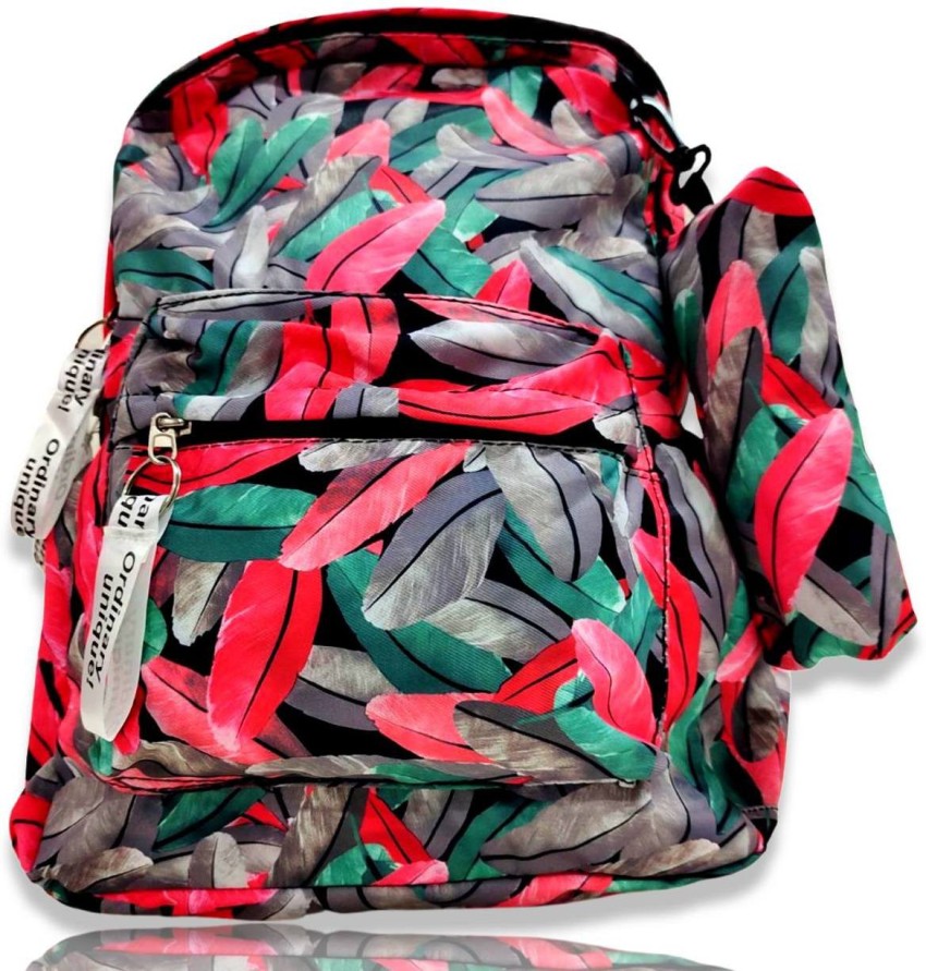 Popchie Eagle Wing Colourful Funky Bag 2D Printed Backpack 15 L