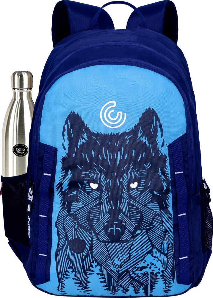 Buy Crazy Corner Freaking Wolf Printed Waterproof Laptop Bag (15.6