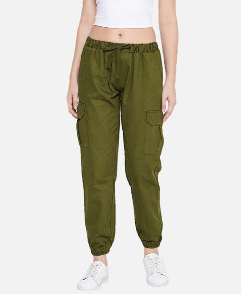 Buy Rodya Womens Latest Fashionable Trendy Cargo Pants (30, Army Green) at