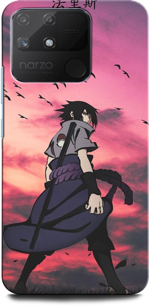 DIKRO Back Cover for realme C25, RMX3193, NARUTO, SHIPUDDEN, SUSUSKE,  UCHIHA, ANIME, BOY, NEON - DIKRO 