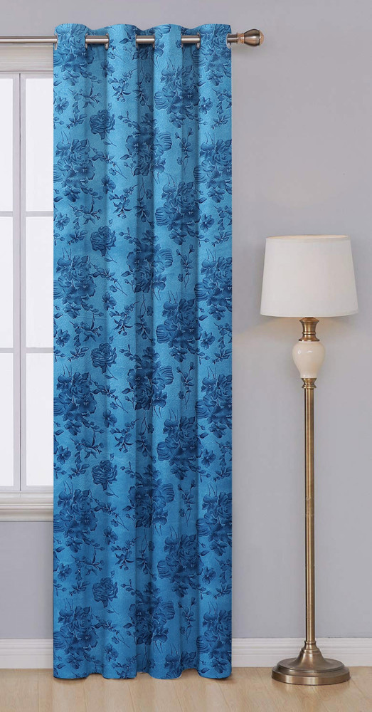 Cotton Trendy 275 cm 9 ft Velvet Room Darkening Long Door Curtain Single Curtain Buy Cotton Trendy 275 cm 9 ft Velvet Room Darkening Long Door Curtain Single Curtain Online at