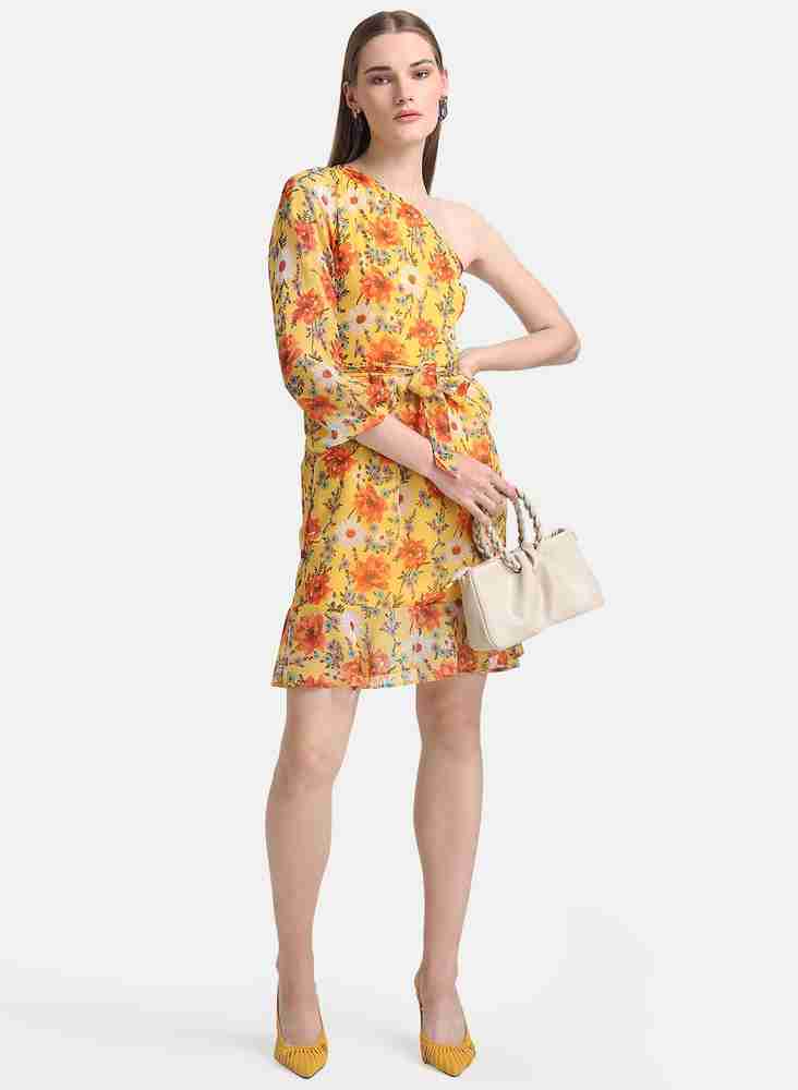 KAZO Women A line Yellow Dress Buy KAZO Women A line Yellow Dress Online at Best Prices in India Flipkart