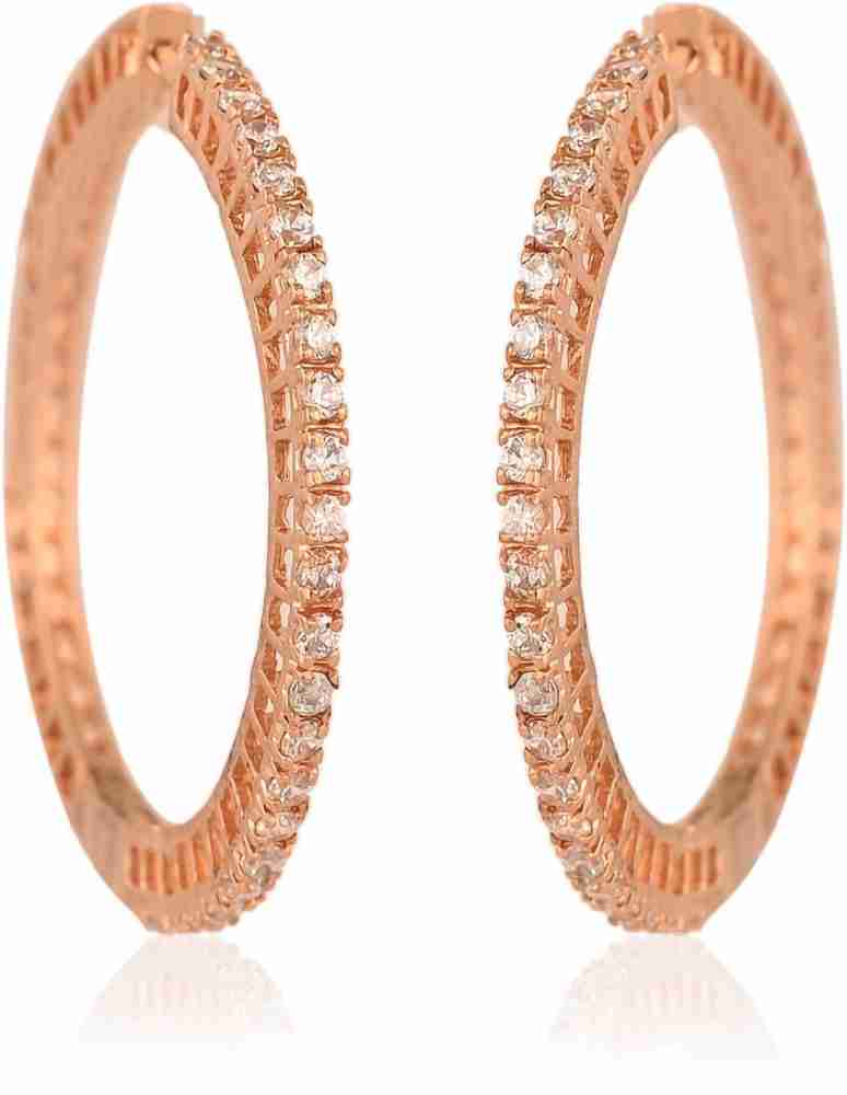 Buy Ratnavali Jewels Rose Gold Plated American  