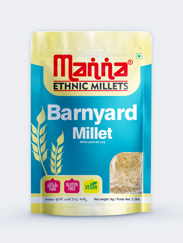 Manna Barnyard Millet Natural Grains | High Protein & 100% More Fibre Than  Rice Barnyard Millet