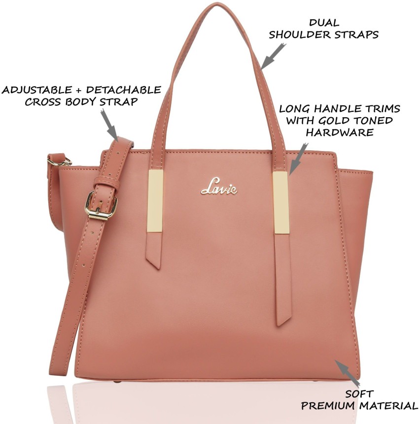 Buy LAVIE Women Pink Hand held Bag D pink Online Best Price in