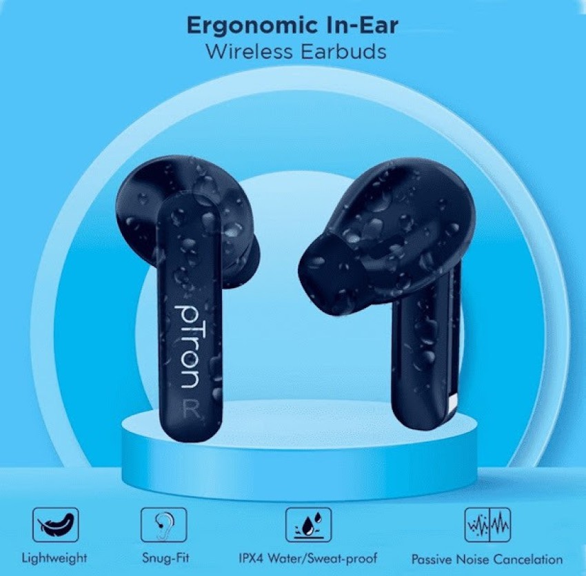 PTron Bassbuds Duo Bluetooth Headset Price in India Buy PTron