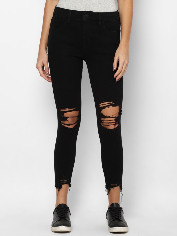 American Eagle Outfitters Slim Women Black Jeans - Buy American Eagle  Outfitters Slim Women Black Jeans Online at Best Prices in India