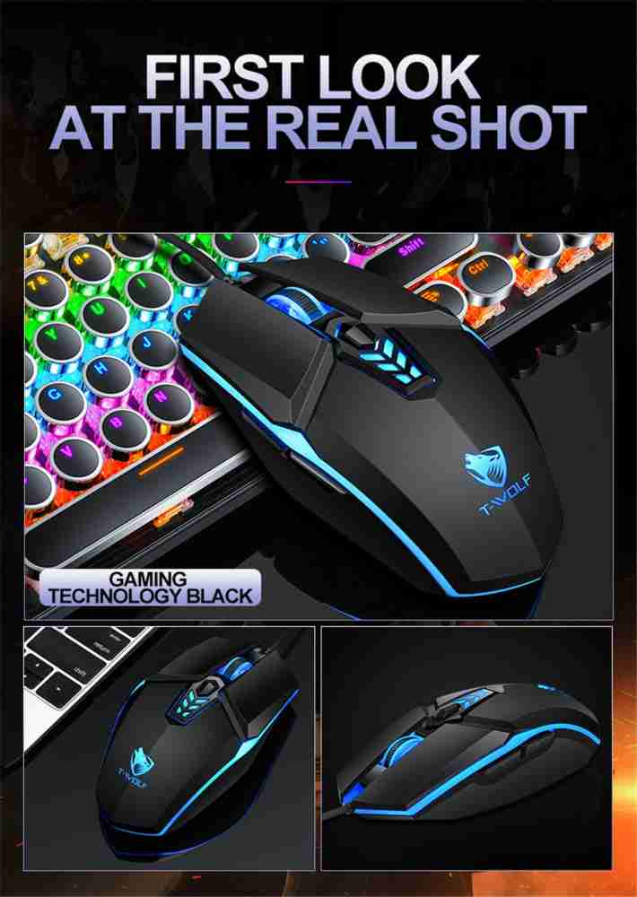 RPM Euro Games Gaming Keyboard and Mouse Combo Wired, Keyboard - RGB  Backlit, 104 Keys, Mouse - Upto 3200 DPI