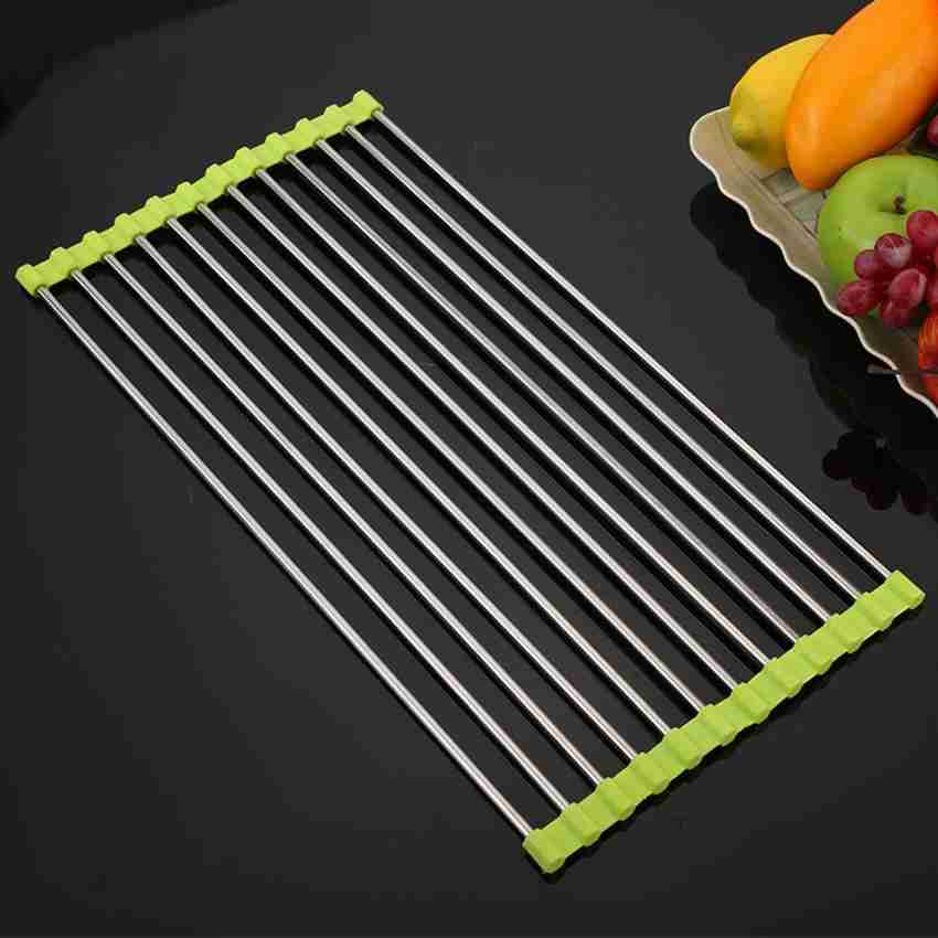 1 Roll Dish Drying Rack, Collapsible Roll Dish Drainer, Drying