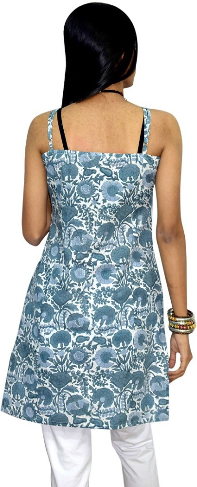 Casual Wear A-Line Hand Block Printed Dress Kurti, Size: XL at Rs 950/piece  in Jaipur