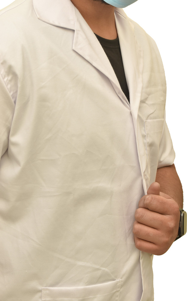 Linen lab coat discount