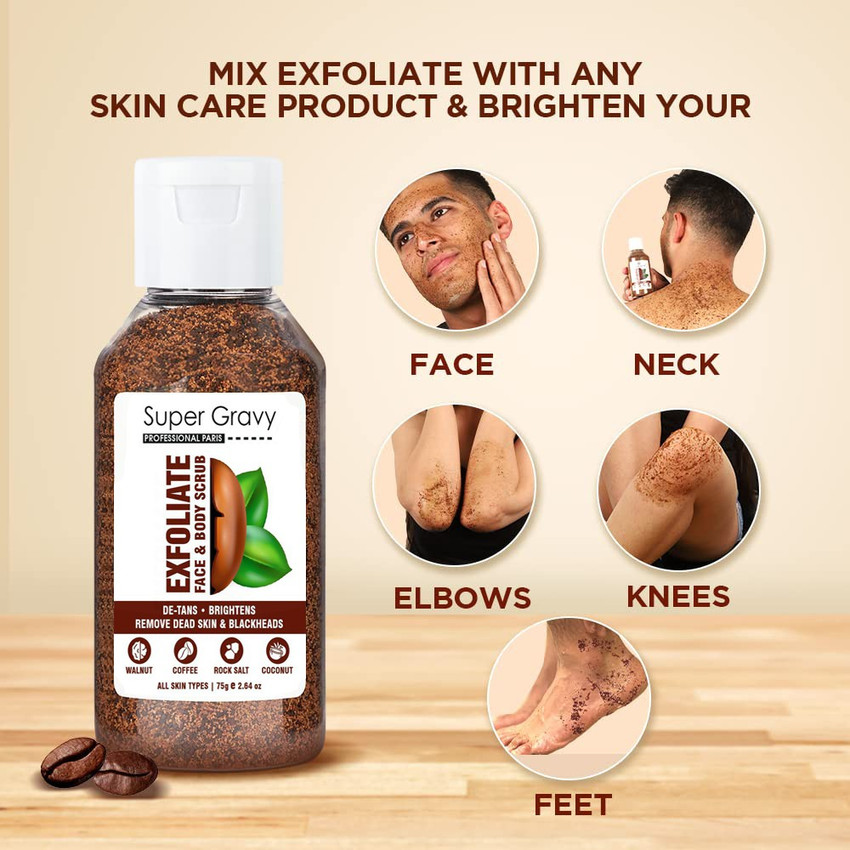 Coffee scrub for skin whitening sale