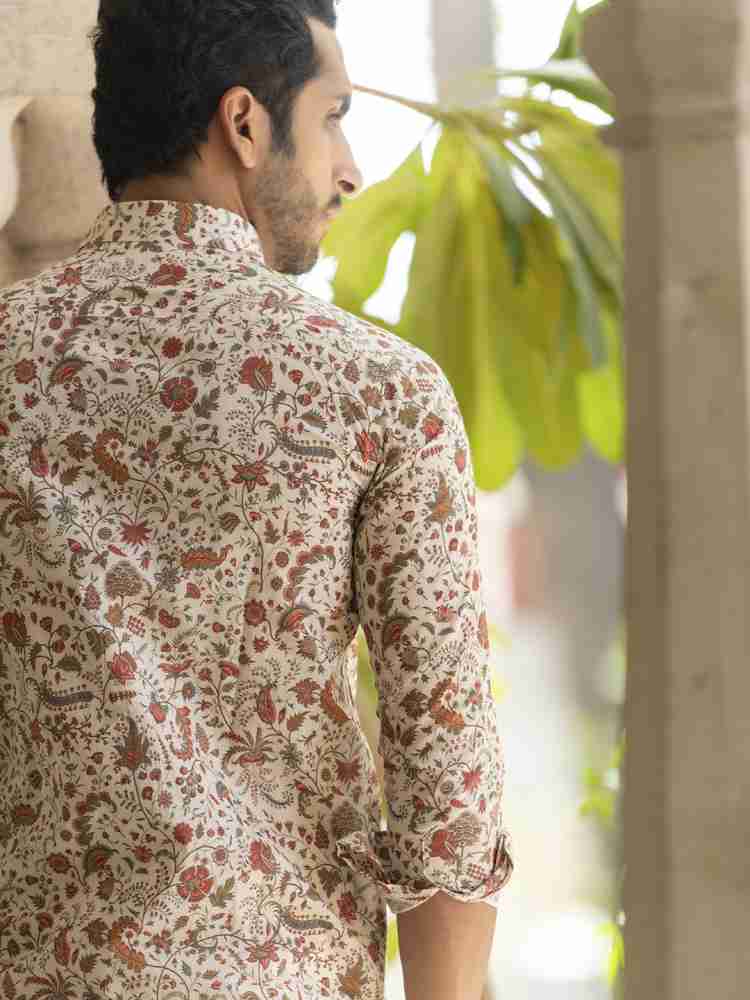 Buy Cream Shirts for Men by Tistabene Online