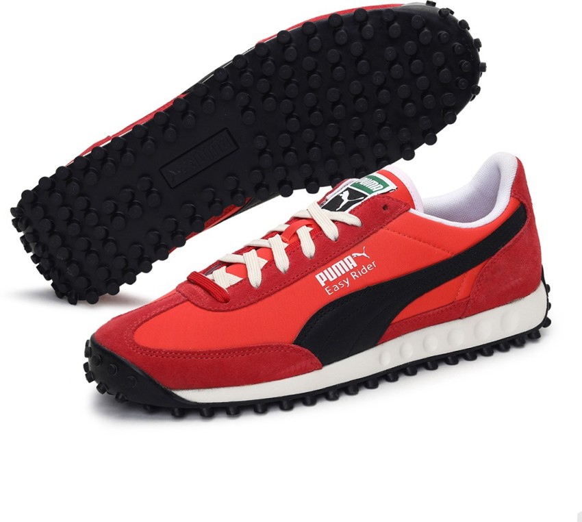 Puma easy rider trainers red sale