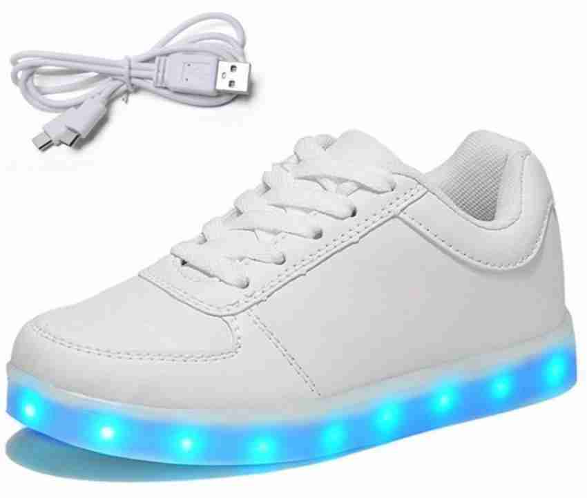 shoes LED 003 White imported 7 color light high quality shoes Running Shoes For Men - Buy mr shoes LED 003 White imported 7 color light shoes Running Shoes