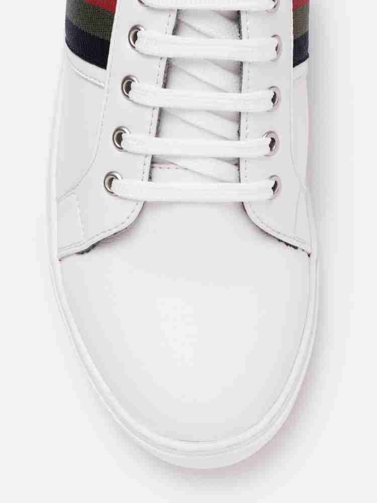 Mast Harbour Mast Harbour Men White Striped Detail Sneakers Sneakers For Men Buy Mast Harbour Mast Harbour Men White Striped Detail Sneakers Sneakers For Men Online at Best Price