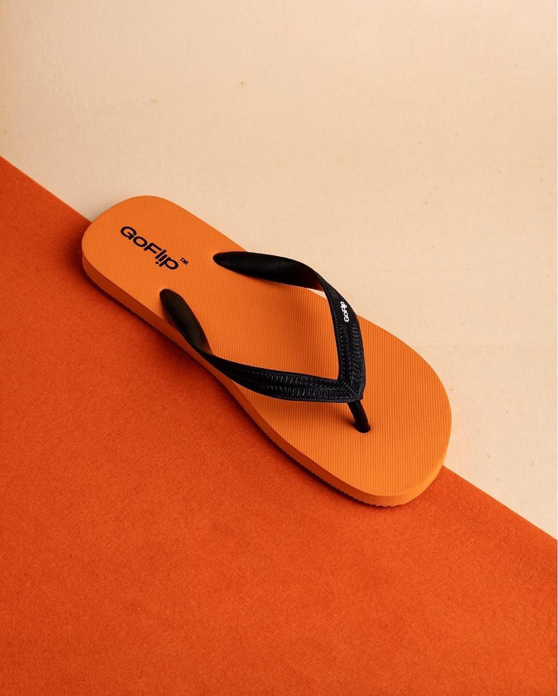 Orange flip sale flops
