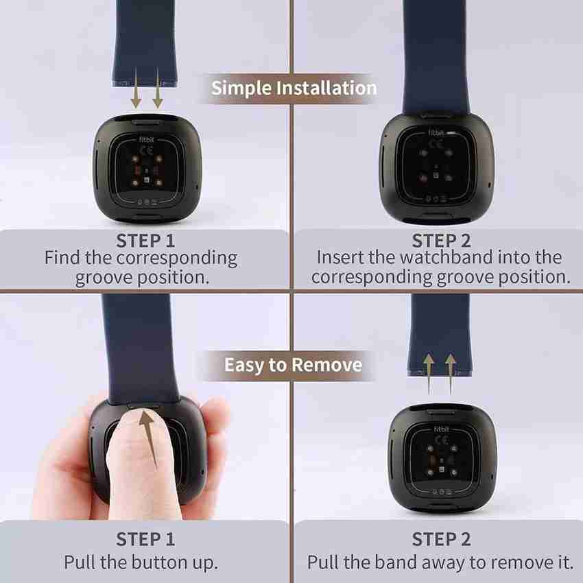 Change watch band store on fitbit versa