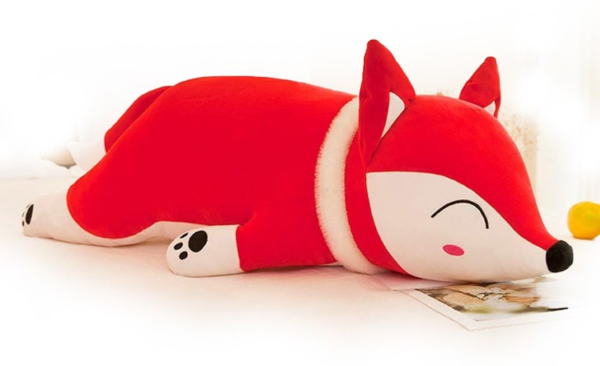 fox plush pillow