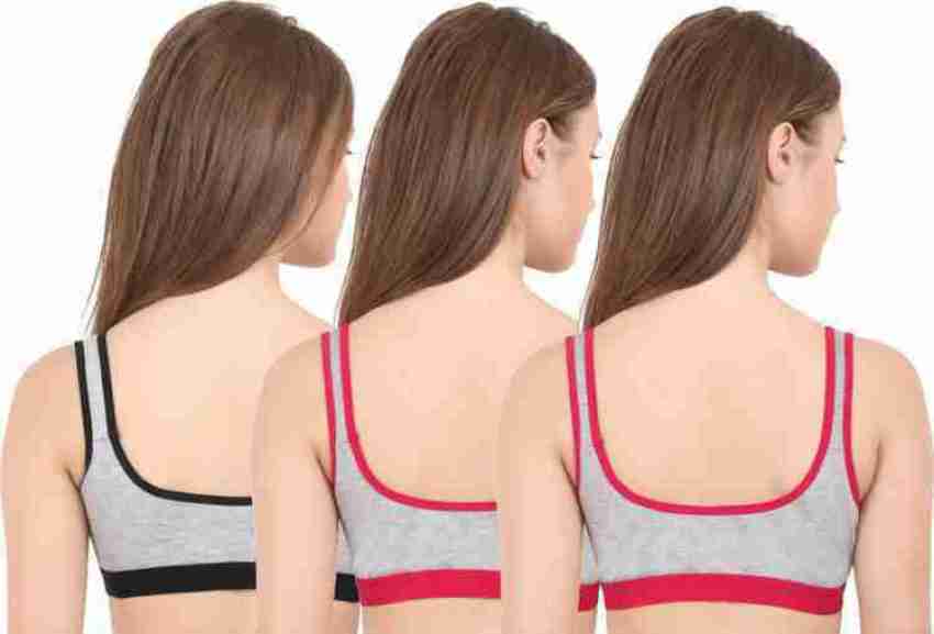 Buy SIMIYA Comfort Bra, Womens Sports Bras Plus Size Bras for Girls in Yoga  Bralette Leisure Stretch Crop Tops Vest (3 Pack (White+Black+Beige) #1, L)  Online at desertcartSeychelles