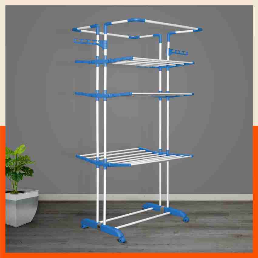 Bathla Steel Floor Cloth Dryer Stand MDTXL BE Price in India Buy Bathla Steel Floor Cloth Dryer Stand MDTXL BE online at Flipkart