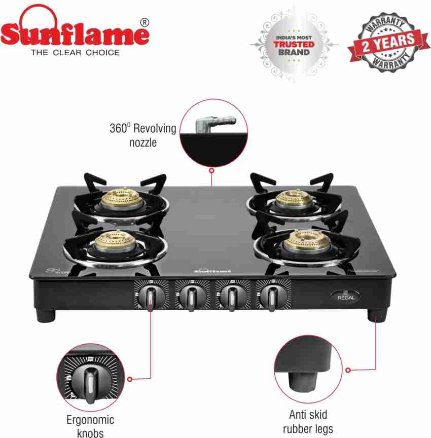 sunflame pearl 4 burner