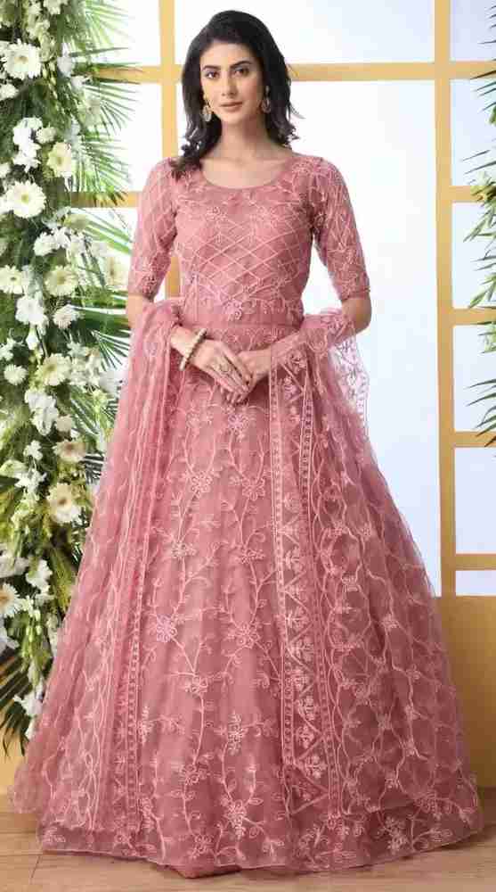 Net cloth store long frock