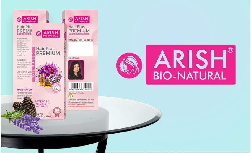 ARISH BIO NATURAL Hair plus premium oil based Hair Oil Price in