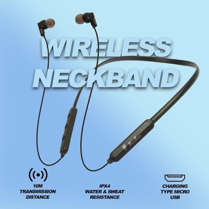 PunnkFunnk PF099 Bluetooth 5.1 Wireless Neckband with Built-in HD 