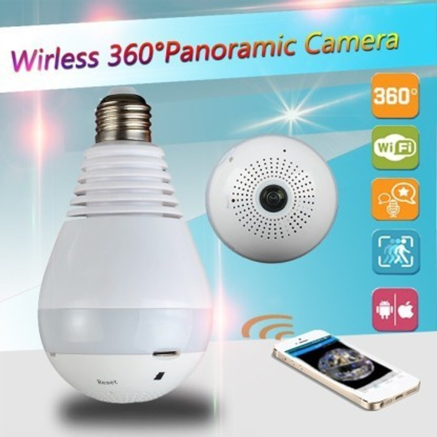 Panoramic light bulb camera clearance