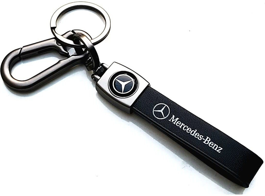 Mercedes leather online key chain