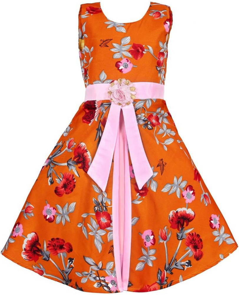 Laxmi sports Girls Midi Knee Length Casual Dress Price in India Buy Laxmi sports Girls Midi Knee Length Casual Dress online at Flipkart