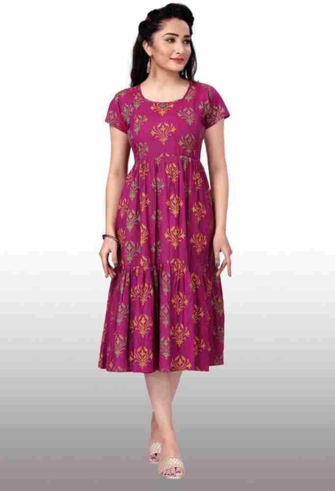 Buy Pink Kurtas & Kurtis for Women by CEE 18 Online