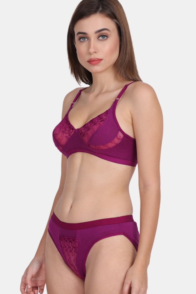 Buy online Blue Bras And Panty Set from lingerie for Women by Urbaano for  ₹300 at 57% off
