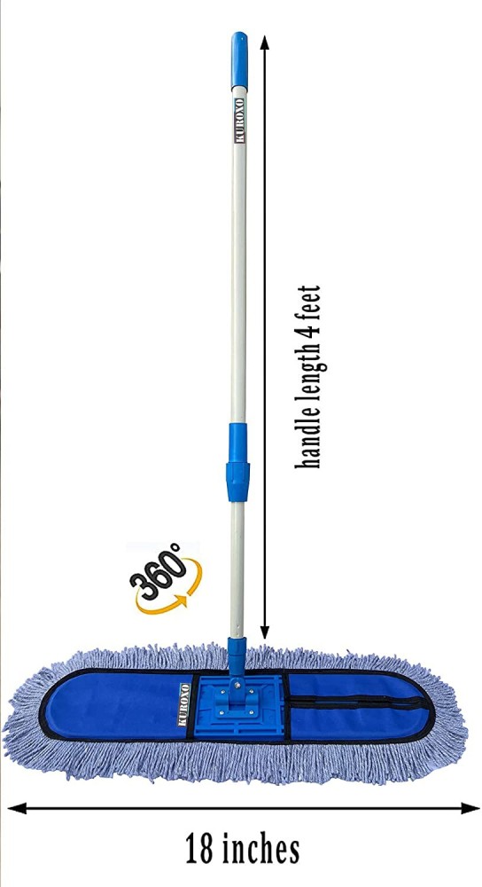 Wet and Dry Cotton Flat Floor Mop 67x14x5 (18-Inch)Easy to Use