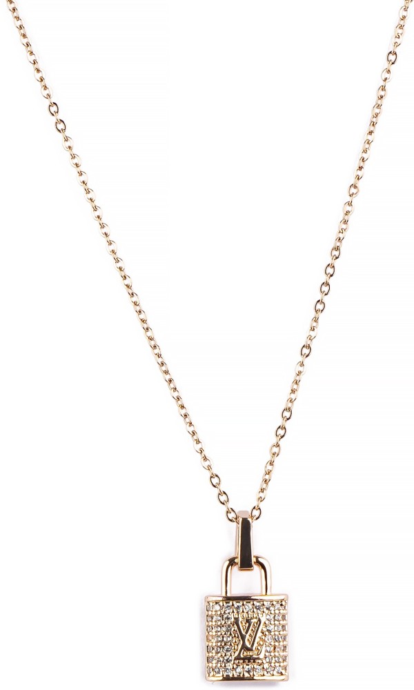 Louis Vuitton LV & ME V Necklace Alloy Women's (Gold) Used