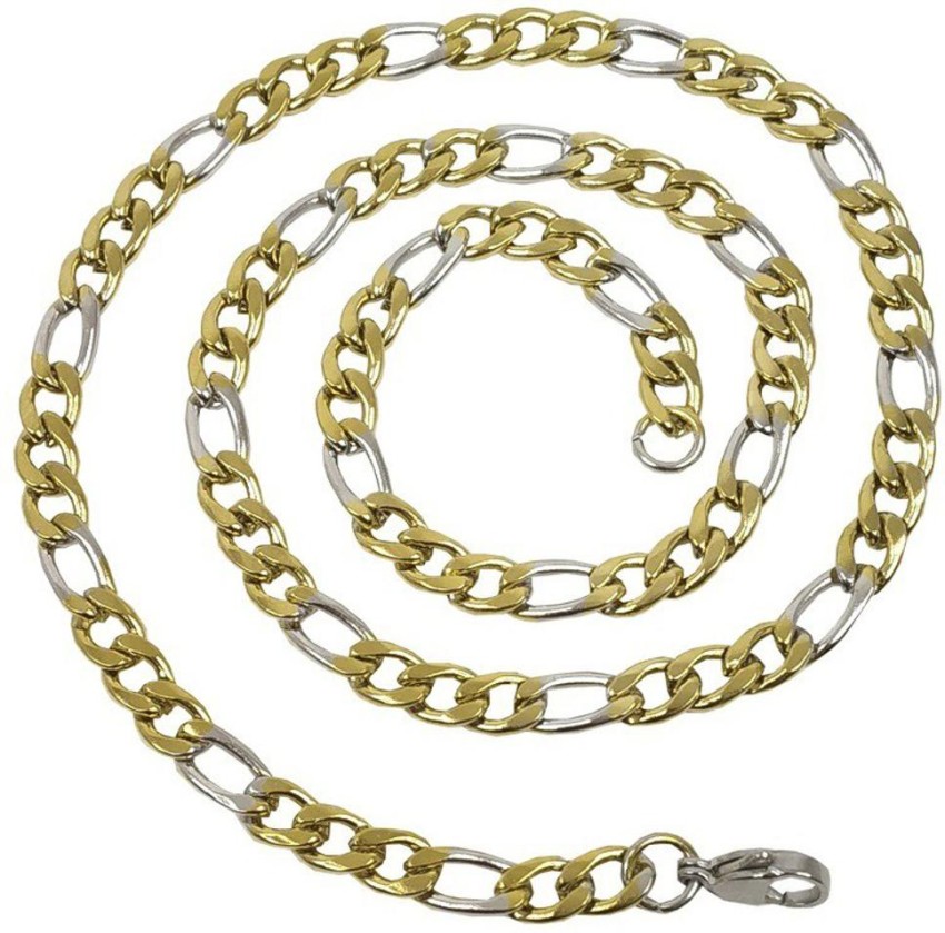 Figaro & Snake Chain Bracelet Bundle (Gold)