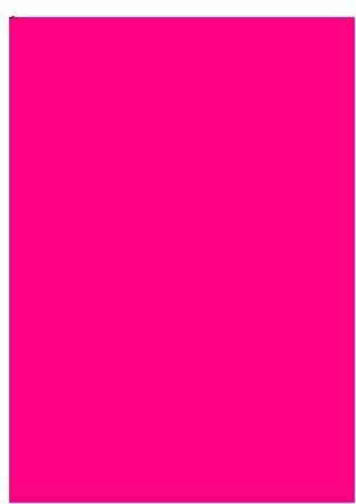KRASHTIC A4 Pink Color Sheets for Art and Craft Set for 20  Sheets 100 GSM for Project Plain A4 100 gsm Coloured Paper - Coloured Paper
