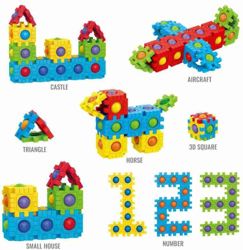 4 piece Pop Bubble Puzzle