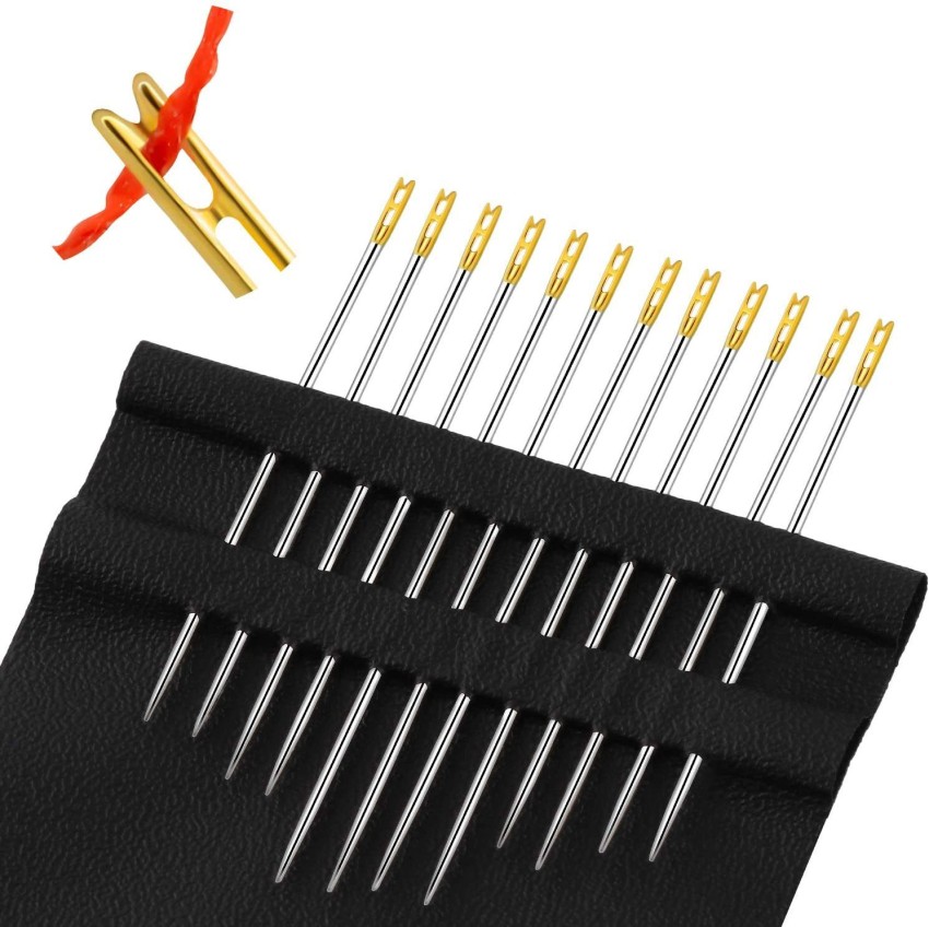 SYGA Self Threading Needles Sewing Needles for DIY Handmade Needle Works  Accessories, Tailoring Tools (Pack of 12) Sewing Needle Plate Price in  India - Buy SYGA Self Threading Needles Sewing Needles for