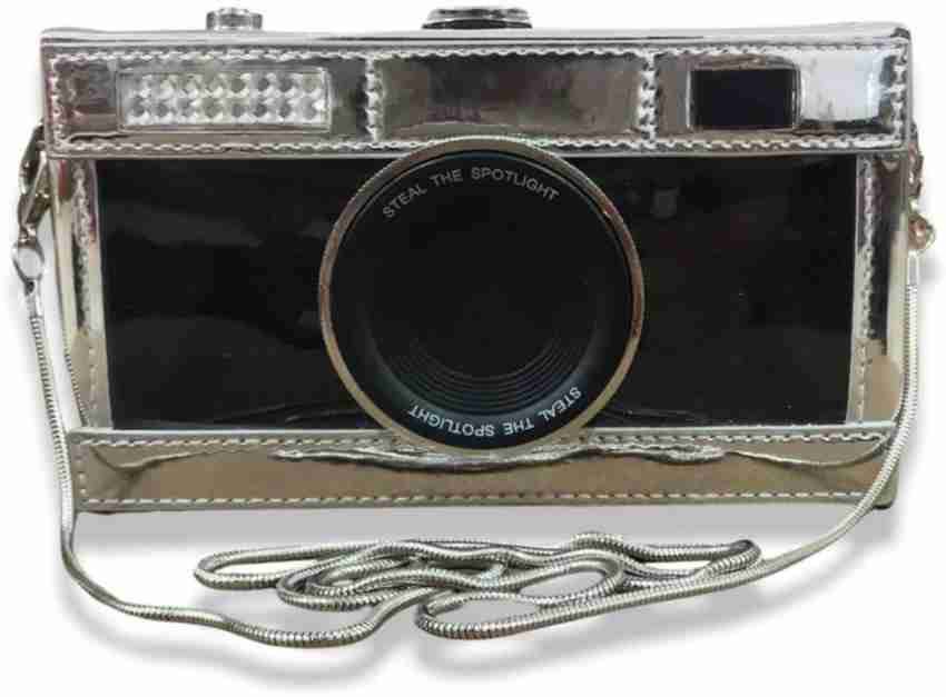 Popchie Silver Sling Bag Camera Shaped New And Stylish Trendy Bag Silver Price in India Flipkart