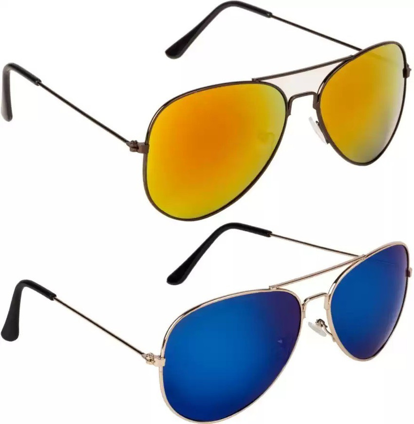 Yellow and blue sunglasses discount