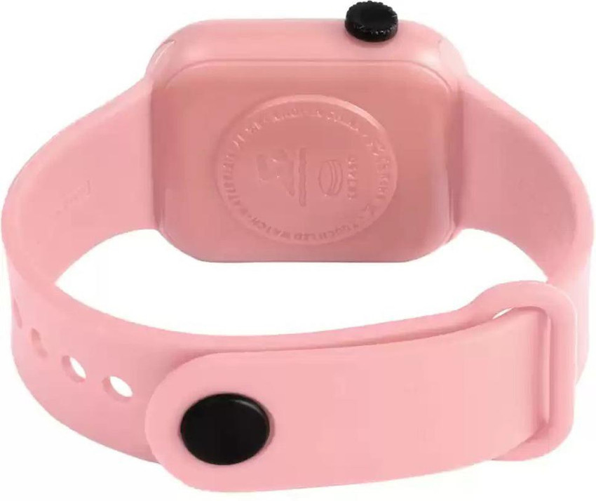 Digital watch pink colour online