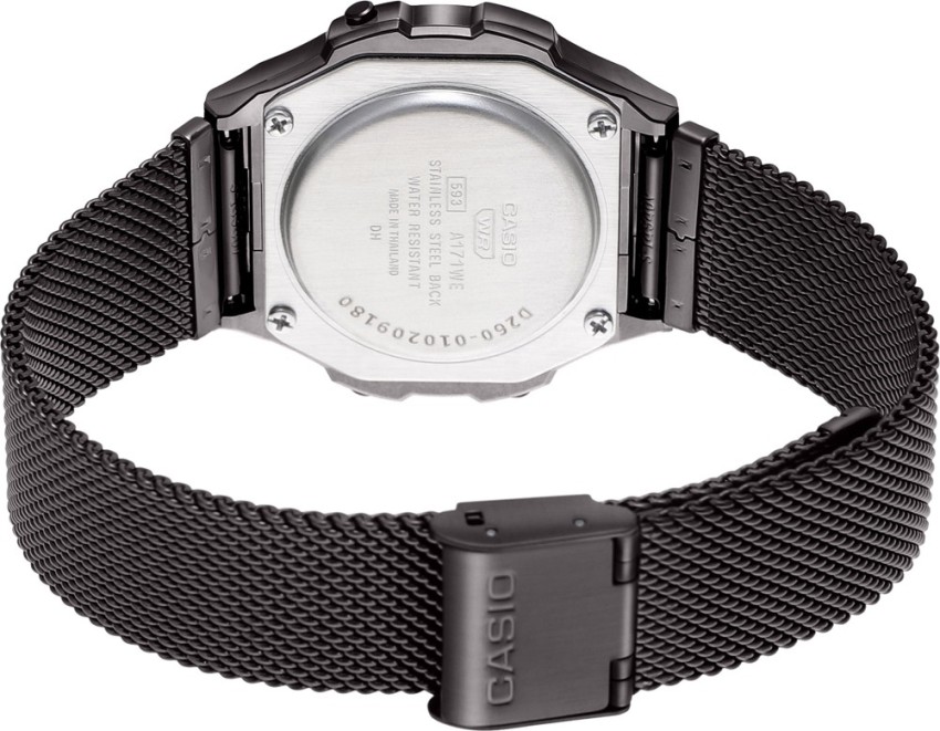 Casio stainless steel online back