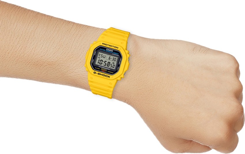 G shock best sale 5600 yellow