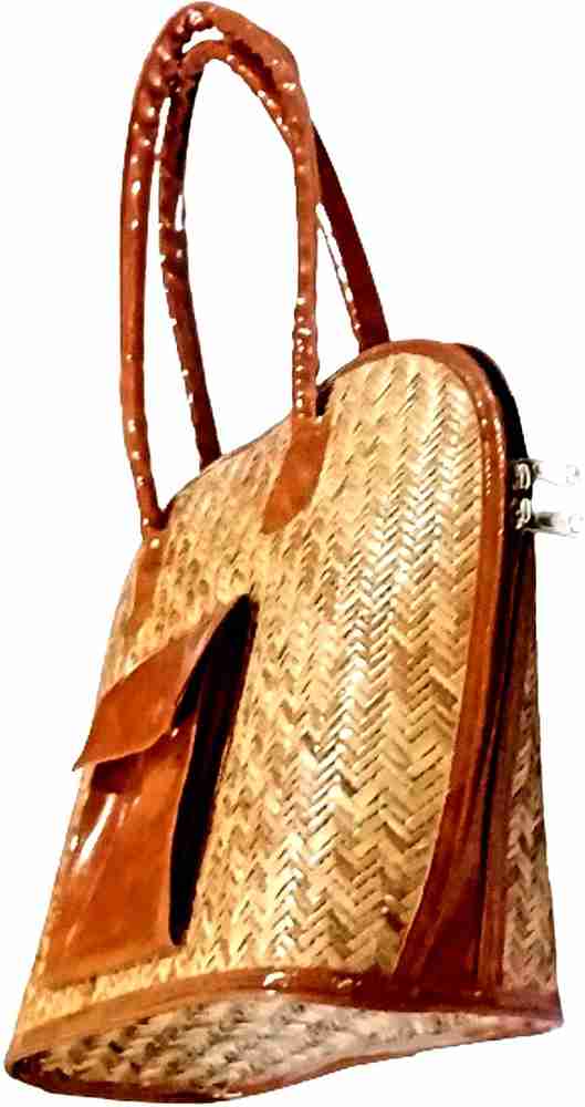 Flipkart ANGELIKA Handmade Cane and Bamboo Hand Bag For Ladies Big Waterproof Shoulder Bag Shoulder Bag